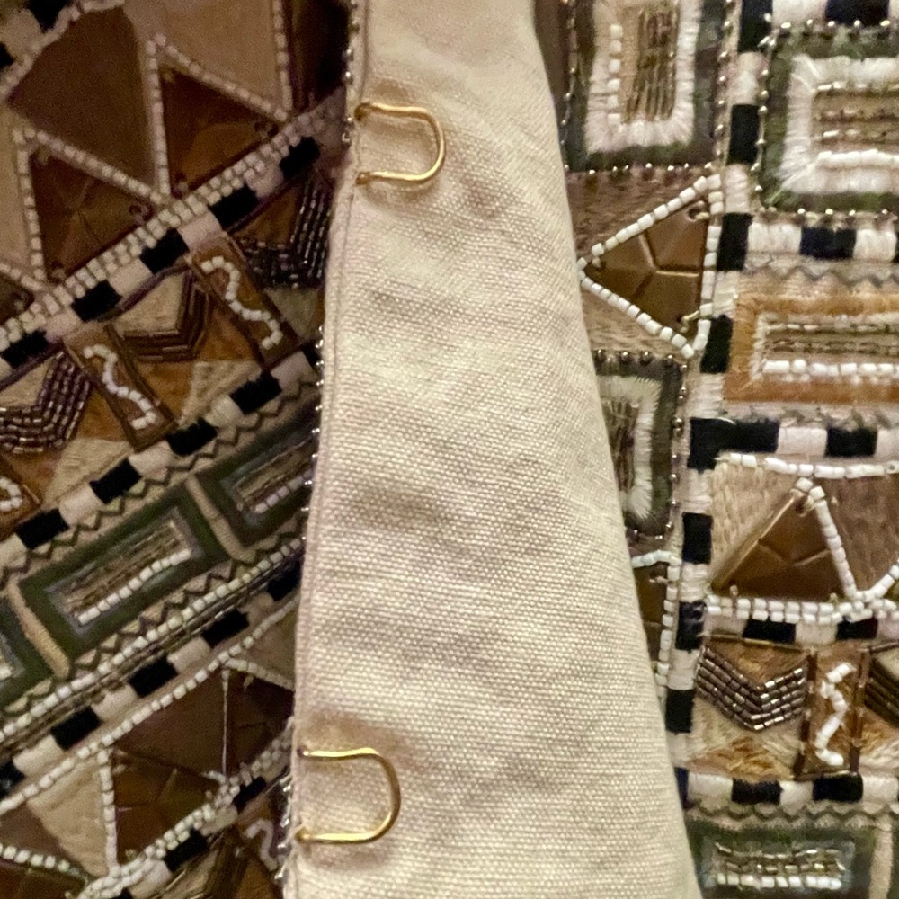 Veronica Beard Cropped Geometric Pattern Embroide… - image 6